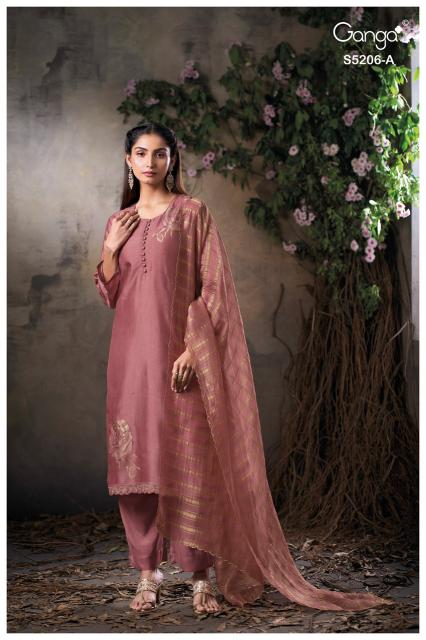 Ganga anyasa 5206 wholesale dress materials in surat with price